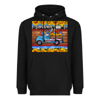 Black american truck tumbler Heavyweight Hoodie - HRA Design Shop