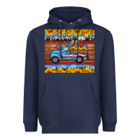 Navy american truck tumbler Heavyweight Hoodie - HRA Design Shop