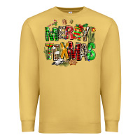 Antique Gold christmas texas western Premium Sweatshirt - AdoDesignShop