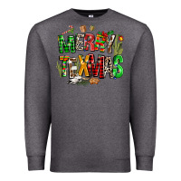 Charcoal Heather christmas texas western Premium Sweatshirt - AdoDesignShop