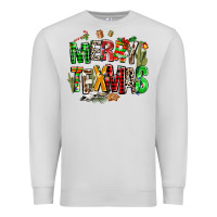 Dove Grey christmas texas western Premium Sweatshirt - AdoDesignShop