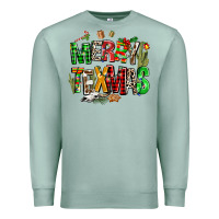 Seafoam christmas texas western Premium Sweatshirt - AdoDesignShop