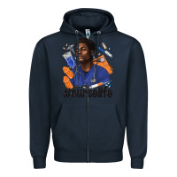 Navy afro man nurse life Zipper Hoodie - texasbilliewilder