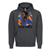 Smoke afro man nurse life Zipper Hoodie - texasbilliewilder