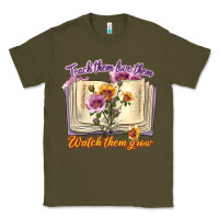 Army Green watch them grow Classic Tee - texasbilliewilder