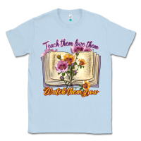 Dusty Blue watch them grow Classic Tee - texasbilliewilder