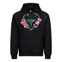 Black cna heart Urban Hoodie - MaliasSmallBusiness