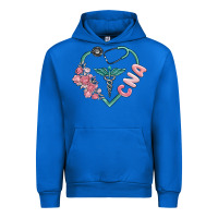 Cobalt cna heart Urban Hoodie - MaliasSmallBusiness