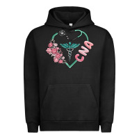 Pigment Black cna heart Urban Hoodie - MaliasSmallBusiness