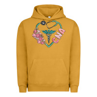 Pigment Peanut Butter cna heart Urban Hoodie - MaliasSmallBusiness