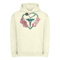Pigment Pistachio cna heart Urban Hoodie - MaliasSmallBusiness