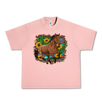 Salmon western horse cactus sunflowers serape leopard  turquoise wooden Urban Heavy Tee - Artiststas