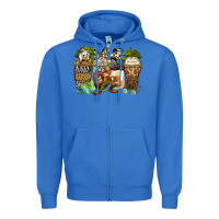 True Royal safari cartoon characters coffee cups Zipper Hoodie - Zillion Design Studio