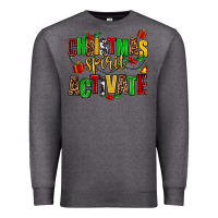 Charcoal Heather christmas spirit activate Premium Sweatshirt - AdoDesignShop