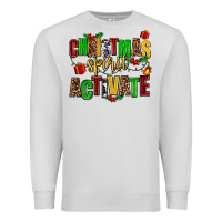 Dove Grey christmas spirit activate Premium Sweatshirt - AdoDesignShop