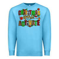 Ocean Blue christmas spirit activate Premium Sweatshirt - AdoDesignShop
