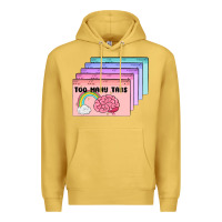 Antique Gold too many tabs Premium Hoodie - MaliasSmallBusiness