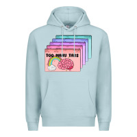 Blue Mist too many tabs Premium Hoodie - MaliasSmallBusiness