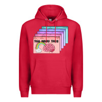 Cardinal too many tabs Premium Hoodie - MaliasSmallBusiness