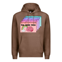 Chestnut too many tabs Premium Hoodie - MaliasSmallBusiness