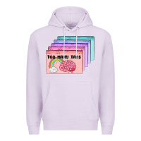 Lilac too many tabs Premium Hoodie - MaliasSmallBusiness