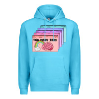 Ocean Blue too many tabs Premium Hoodie - MaliasSmallBusiness