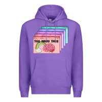 Purple too many tabs Premium Hoodie - MaliasSmallBusiness