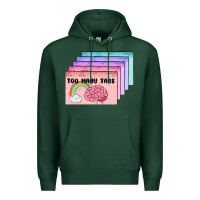 Sports Green too many tabs Premium Hoodie - MaliasSmallBusiness