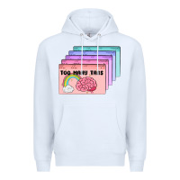 White too many tabs Premium Hoodie - MaliasSmallBusiness