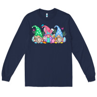 Navy easter gnomes Long Sleeve Tee - Zillion Design Studio