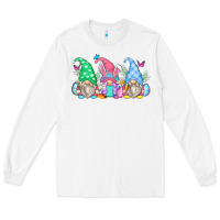 White easter gnomes Long Sleeve Tee - Zillion Design Studio