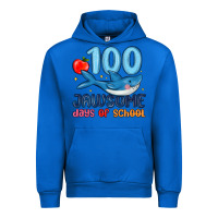 Cobalt 100 jawsome days of school Urban Hoodie - MaliasSmallBusiness