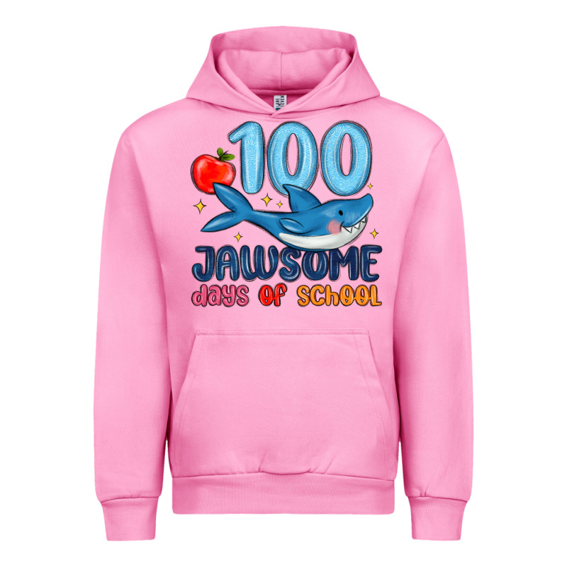 100 Jawsome Days Of School Urban Hoodie by MaliasSmallBusiness | Teevron