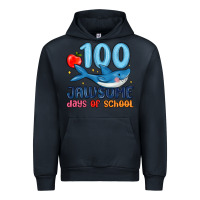 Navy 100 jawsome days of school Urban Hoodie - MaliasSmallBusiness
