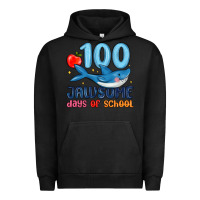 Pigment Black 100 jawsome days of school Urban Hoodie - MaliasSmallBusiness