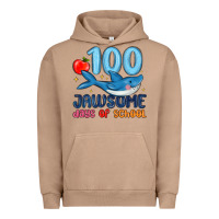 Pigment Burro 100 jawsome days of school Urban Hoodie - MaliasSmallBusiness