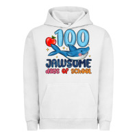 Pigment Lunar Rock 100 jawsome days of school Urban Hoodie - MaliasSmallBusiness
