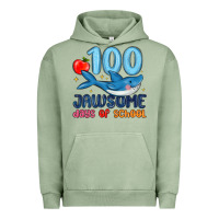 Pigment Oil Green 100 jawsome days of school Urban Hoodie - MaliasSmallBusiness