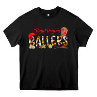 Black busy raising ballers Heavy Core Tee - CowhideDigitalArt