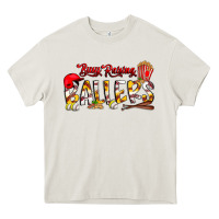 Cream busy raising ballers Heavy Core Tee - CowhideDigitalArt