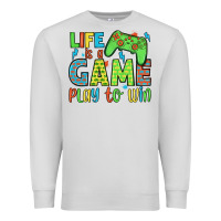 Dove Grey life is a game play to win Premium Sweatshirt - JahusDesignShop