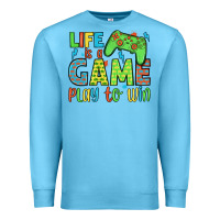 Ocean Blue life is a game play to win Premium Sweatshirt - JahusDesignShop