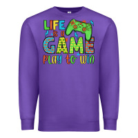 Purple life is a game play to win Premium Sweatshirt - JahusDesignShop