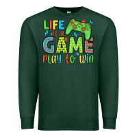 Sports Green life is a game play to win Premium Sweatshirt - JahusDesignShop
