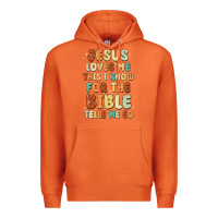 Carrot jesus loves me this i know for the bible tells me Premium Hoodie - MaliasSmallBusiness