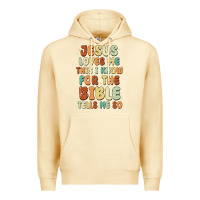 Pina Colada jesus loves me this i know for the bible tells me Premium Hoodie - MaliasSmallBusiness