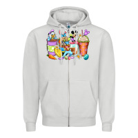 Dove Grey easter cartoon characters coffee cups Zipper Hoodie - Zillion Design Studio