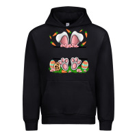 Black easter costom name rabbit Urban Hoodie - MaliasSmallBusiness