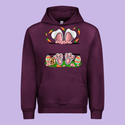 Easter Costom Name Rabbit Urban Hoodie Designed By Maliassmallbusiness