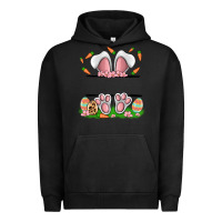 Pigment Black easter costom name rabbit Urban Hoodie - MaliasSmallBusiness